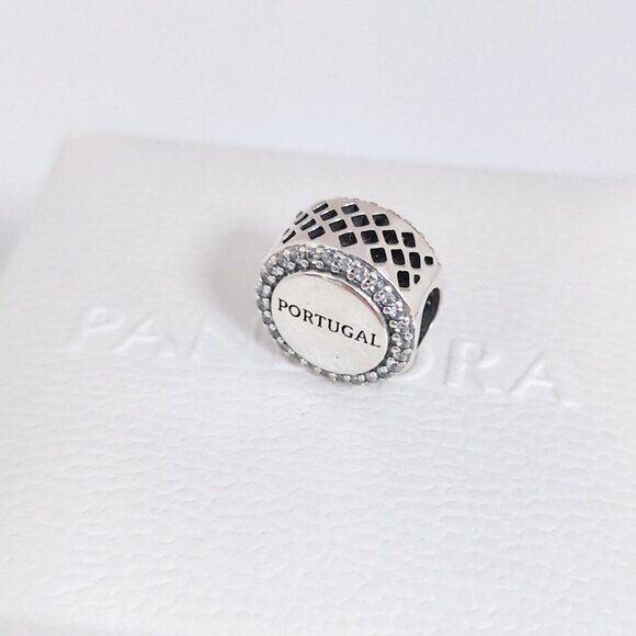 Pandora Charm Rooster of Portugal Charm Bead Travel Vacation S925 ALE with box - Picture 8 of 9